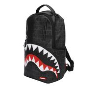 Sprayground Sac à dos 'SHARK CENTRAL SPLIT INFINITY' anthracite / rouge / noir / blanc, Taille One Size