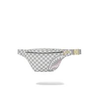 SPRAYGROUND Sac bandoulière Knit Sharks In Sac bandoulière Paris In Cream Savvy - Blanc, sac bandoulière homme résistant à l'eau avec bandoulière ajustable, sac streetwear à plusieurs compartiments