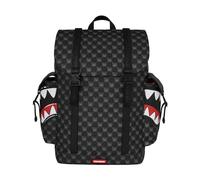 Sprayground - Sharks In Paris WTF Bubbly Black Check Monte Carlo - unisex - Sacs - Noir - Taille: ONE Size