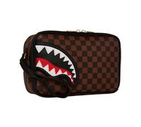 Sprayground - Trousse de Toilette en Similicuir avec Compartiments - Femme - Sacs - Brun - Taille: ONE Size