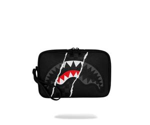 SPRAYGROUND Trousse de toilette noir Center Rip Revealing Grey Check TOILETRY