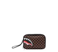 Sprayground Trousse de toilette en relief Check 2 Marron/Noir/Rouge/Blanc Taille One Size