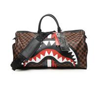 Sprayground, unisex, Sacs, Brun, Taille: ONE Size Sac à dos marron avec poche zippée en métal