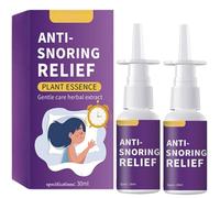 Sprays Nasaux Anti-Ronflements,2pc Spray Nasal Contre Ronflement,Spray Anti-Ronflement,Spray Naturel Contre Le Ronflement,Spray Nasal Clair,Améliorer la Respiration Nasale,30ml