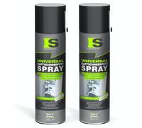 Spraytive 2 x 500 ml Spray de graisse adhésive universelle - Graisse lubrifiante & huile dégrippante pour voiture, articulations, roulements & charnières - graisse en spray hautement visqueuse