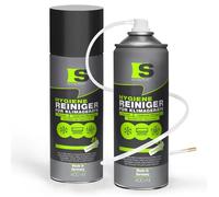 Spraytive 2x 400ml Nettoyant climatisation voiture & maison, spray désinfectant anti-odeurs, avec tuyau et buse en laiton
