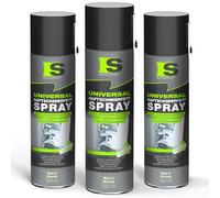 Spraytive 3 x 500 ml Spray de graisse adhésive universelle - Graisse lubrifiante et huile fluide pour voiture, articulations, roulements et charnières - graisse en spray hautement visqueuse, graisse
