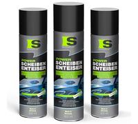 Spraytive Lot de 3 dégivreurs de pare-brise Power de 500 ml - Spray dégivrant pour vitres et serrures - Agit en quelques secondes jusqu'à -20 °C - N'abîme pas les matériaux - Retarde la formation de