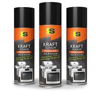 Spraytive Lot de 3 sprays de nettoyant pour barbecue et four de 500 ml - Avec mousse puissante - Nettoie sans chauffage au bout de 2 minutes - Nettoyage facile de la grille, du four et autres.