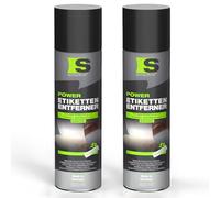 Spraytive Power Lot de 2 flacons de dissolvant d'étiquettes 500 ml - Sans acétone, dissolvant de résidus de colle et dissolvant d'étiquettes - Nettoyant pour autocollants et peintures de marquage -