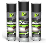 Spraytive Power Lot de 3 flacons de dissolvant d'étiquettes 500 ml - Sans acétone, dissolvant de résidus de colle et dissolvant d'étiquettes - Nettoyant pour autocollants et peintures de marquage -