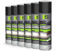 Spraytive Power Lot de 6 flacons de 500 ml de dissolvant pour étiquettes sans acétone, sans résidus de colle, nettoyant pour autocollants et peintures de marquage - Enlèvement rapide et sans résidus -