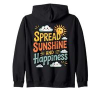 « Spread Sunshine and Happiness » - Jolie Motivation Positive Sweat à Capuche