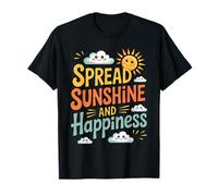 « Spread Sunshine and Happiness » - Jolie Motivation Positive T-Shirt