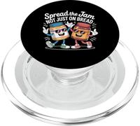 Spread The Jam Not Just on Bread Positif de Motivation - PopSockets PopGrip pour MagSafe