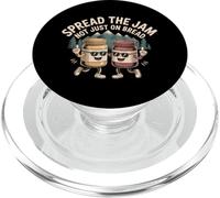 Spread The Jam Not Just on Bread Positif de Motivation - PopSockets PopGrip pour MagSafe