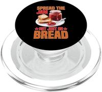 Spread The Jam Not Just On Bread Positif de motivation PopSockets PopGrip pour MagSafe