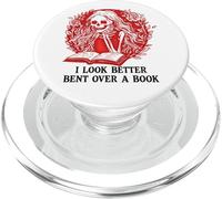 Spread Those Pages Good Girl I Look Better Bent Over a Book PopSockets PopGrip pour MagSafe