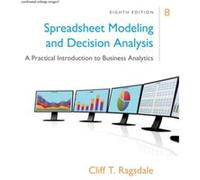 Spreadsheet Modeling Decision Analysis by Cliff Virginia Polytechnic Institute and State University Ragsdale Cliff T Ragsdale (Auteur)