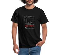 Spreadshirt 974 La Réunion Fier D'Être Réunionnais Français T-Shirt Homme, M, Noir