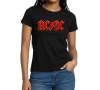 Spreadshirt AC/DC Logo Classique Éclair T Shirt Femme