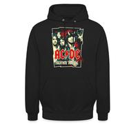 Spreadshirt AC/DC Logo Highway to Hell Album Rétro Sweat À Capuche Unisexe