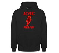 Spreadshirt AC/DC Power Up Tour Logo PWR/UP Sweat À Capuche Unisexe, 3XL, Noir