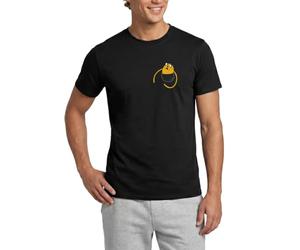 Spreadshirt Adventure Time Jake Poche De Poitrine T Shirt Homme, XL, Noir