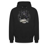 Spreadshirt Alchemy England ACES of Death As De La Mort Sweat À Capuche Unisexe, S, Noir