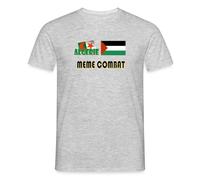Spreadshirt Algérie Et Palestine Même Combat T Shirt Homme