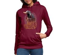 Spreadshirt Animaux Fantastiques Niffleur Or Trésor Sweat À Capuche Femme, XXL, Bordeaux
