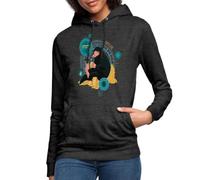 Spreadshirt Animaux Fantastiques Niffleur Trésor Brillant Sweat À Capuche Femme, L, Charbon