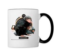 Spreadshirt Animaux Fantastiques Niffleurs Tasses Mug Bicolore, taille unique, blanc/noir