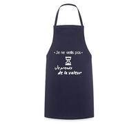 Spreadshirt Anniversaire Je Ne Vieillis Pas Tablier Cuisine, taille unique, marine
