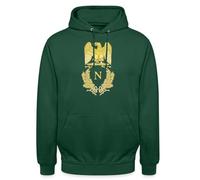 Spreadshirt Armoiries de Napoléon Bonaparte Sweat À Capuche Unisexe, M, Vert Bouteille