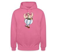 Spreadshirt Astérix Et Obélix Fort Sweat À Capuche Unisexe, 3XL, Rose
