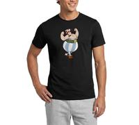 Spreadshirt Astérix Et Obélix Fort T Shirt Homme, M, Noir