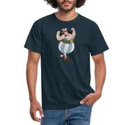 Spreadshirt Astérix Et Obélix Fort T Shirt Homme, XL, Marine