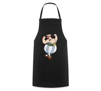 Spreadshirt Astérix Et Obélix Fort Tablier Cuisine, taille unique, noir