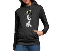 Spreadshirt Astérix Et Obélix Idéfix Sweat À Capuche Femme, M, Charbon
