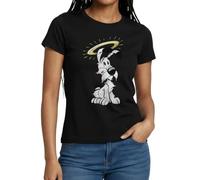 Spreadshirt Astérix Et Obélix Idéfix T Shirt Femme, L, Noir