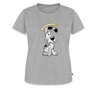 Spreadshirt Astérix Et Obélix Idéfix T Shirt Femme Premium, XS, Gris chiné