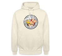 Spreadshirt Astérix & Obélix Á L'Aventure avec Idéfix Sweat À Capuche Unisexe, XXL, Vanille