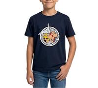Spreadshirt Astérix & Obélix Á L'Aventure avec Idéfix T Shirt Ado, 134/146 (9-11 Ans), Marine