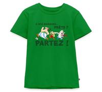 Spreadshirt Astérix & Obélix À Vos Marques Prêts Partez Sport Drôle T-Shirt Premium Enfant, 122/128 (6 Ans), Vert