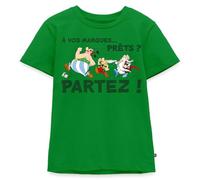 Spreadshirt Astérix & Obélix À Vos Marques Prêts Partez Sport Drôle T-Shirt Premium Enfant, 134/140 (8 Ans), Vert