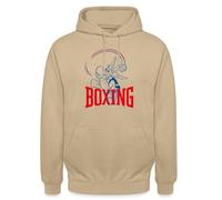 Spreadshirt Asterix & Obelix Asterix Boxe Design Sweat À Capuche Unisexe, M, Beige
