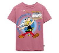 Spreadshirt Asterix & Obelix Asterix Gâteau d'anniversaire T-Shirt Premium Enfant, 122/128 (6 Ans), Mauve