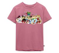Spreadshirt Astérix & Obélix Attaque du Village T Shirt Enfant Premium, 134/140 (8 Ans), Mauve