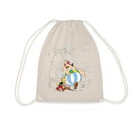 Spreadshirt Astérix & Obélix Avec Idéfix Dans La Nature Sac À Dos Cordon